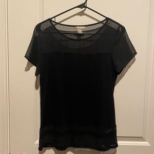 Banana Republic mesh top, size small